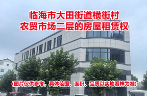序号02：临海市大田街道横街村农贸市场二层的房屋租赁权